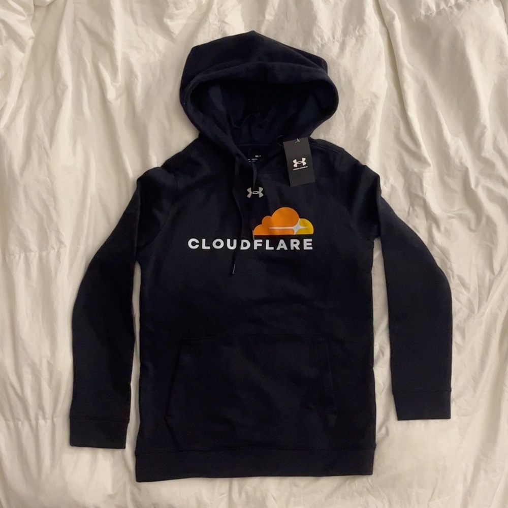 NWT UA Fleece Hoodie w/ Custom Logo